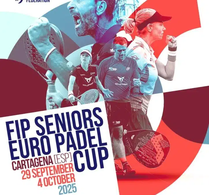 ZMĚNA – FIP SENIORS EURO PADEL CUP Valencia, Španělsko 6. 10. – 11. 10. 2025