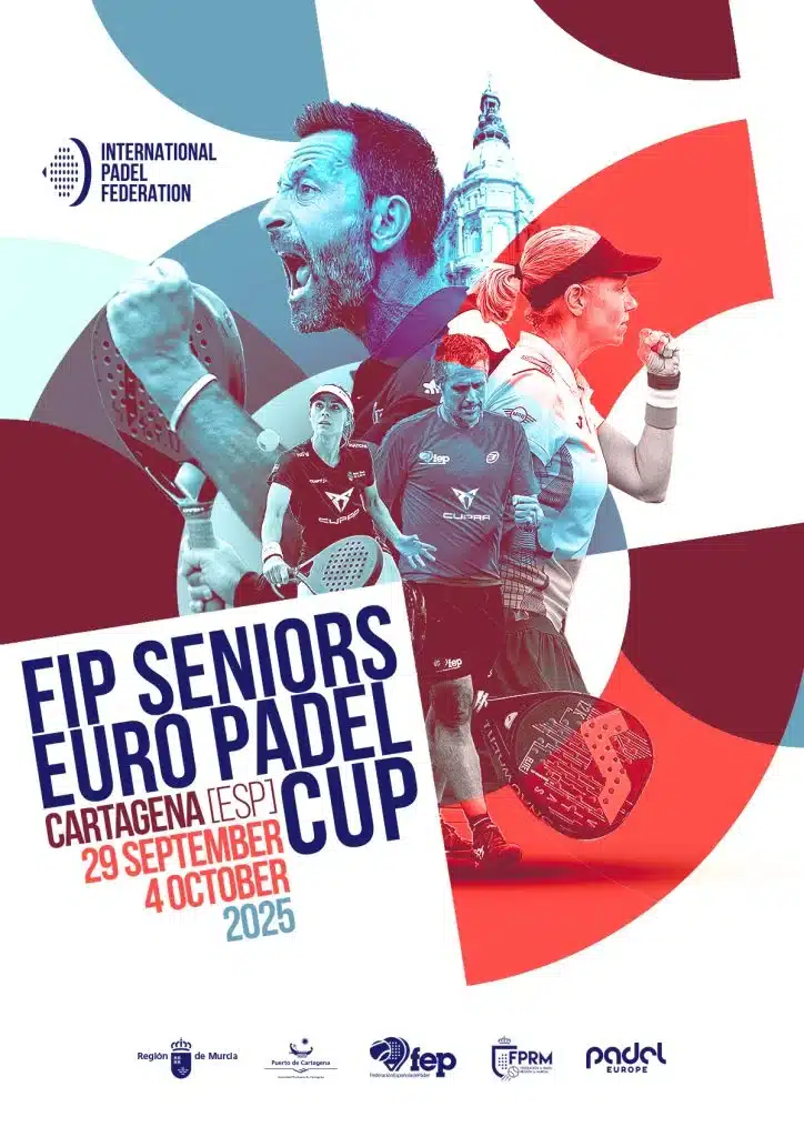 ZMĚNA – FIP SENIORS EURO PADEL CUP Valencia, Španělsko 6. 10. – 11. 10. 2025